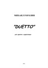 Duetto, for Violin and Piano